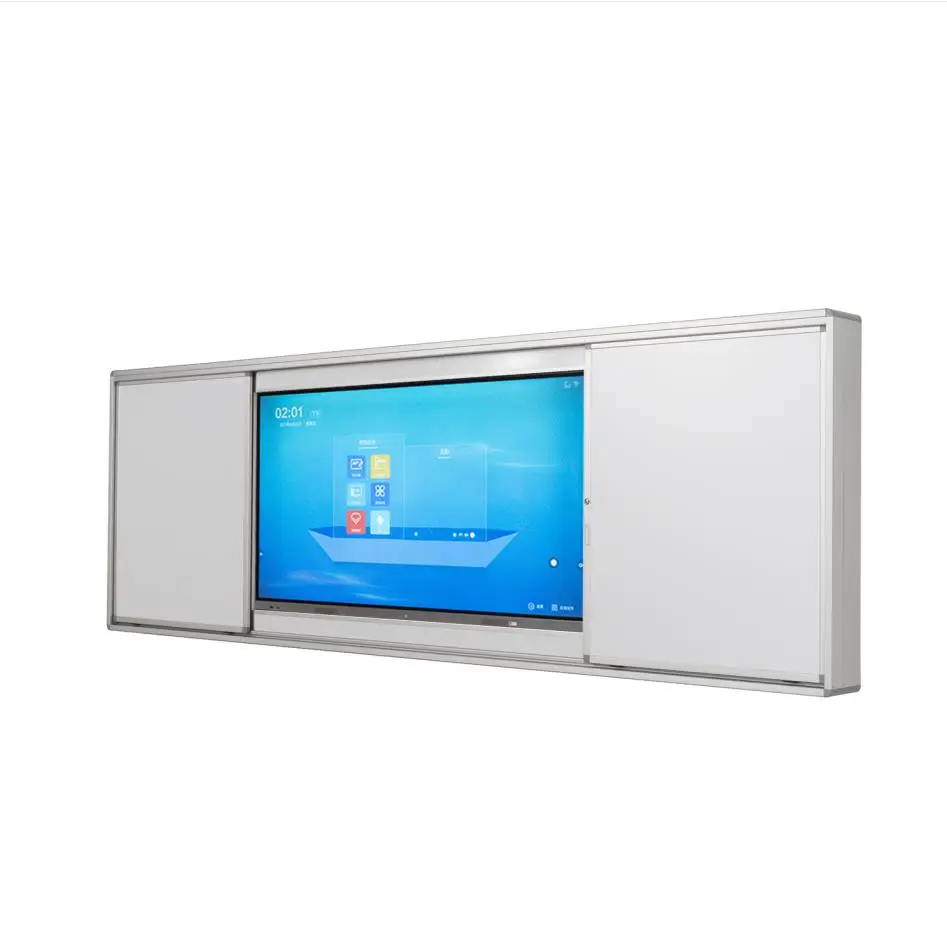 Manual Horizontal Slider Board Mechanism Protective Sliding Shutter Champagne Color Frame