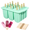 12-link Ice-cream Mould Green (with 50 wooden sticks)