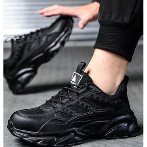 Wholesale Breathable Mesh White Shoes Versatile Men's Casual Sports Style Safety Shoe