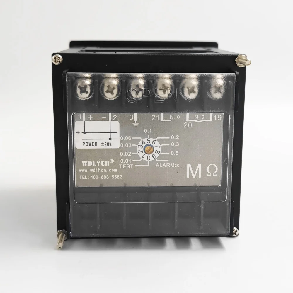 Custom Marine Analog Panel DC 24V 0-5 Mega Ohm Insulation Monitoring Device Monitor Megaohm Meter Price