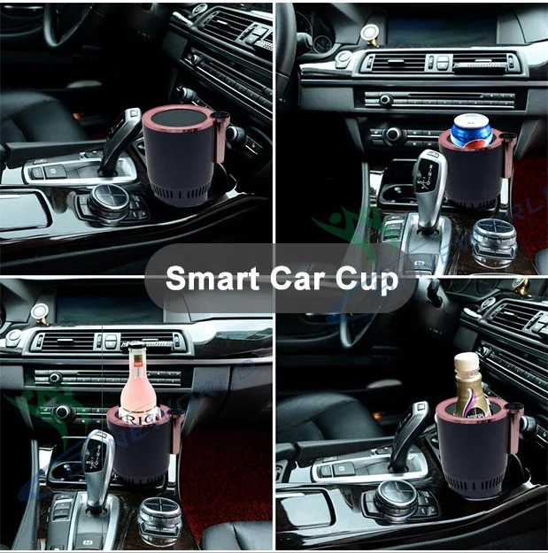 2 in 1 Multifunction Car Cup Cooler and Warmer Accessory 12 V Electric Car Ac Cooling and Heating Smart Cup Holder for Auto Car
