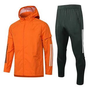 Windproof Soccer Windbreaker Full Zip Training Jacket Sports Windbreaker Jacket for Men Tracksuit