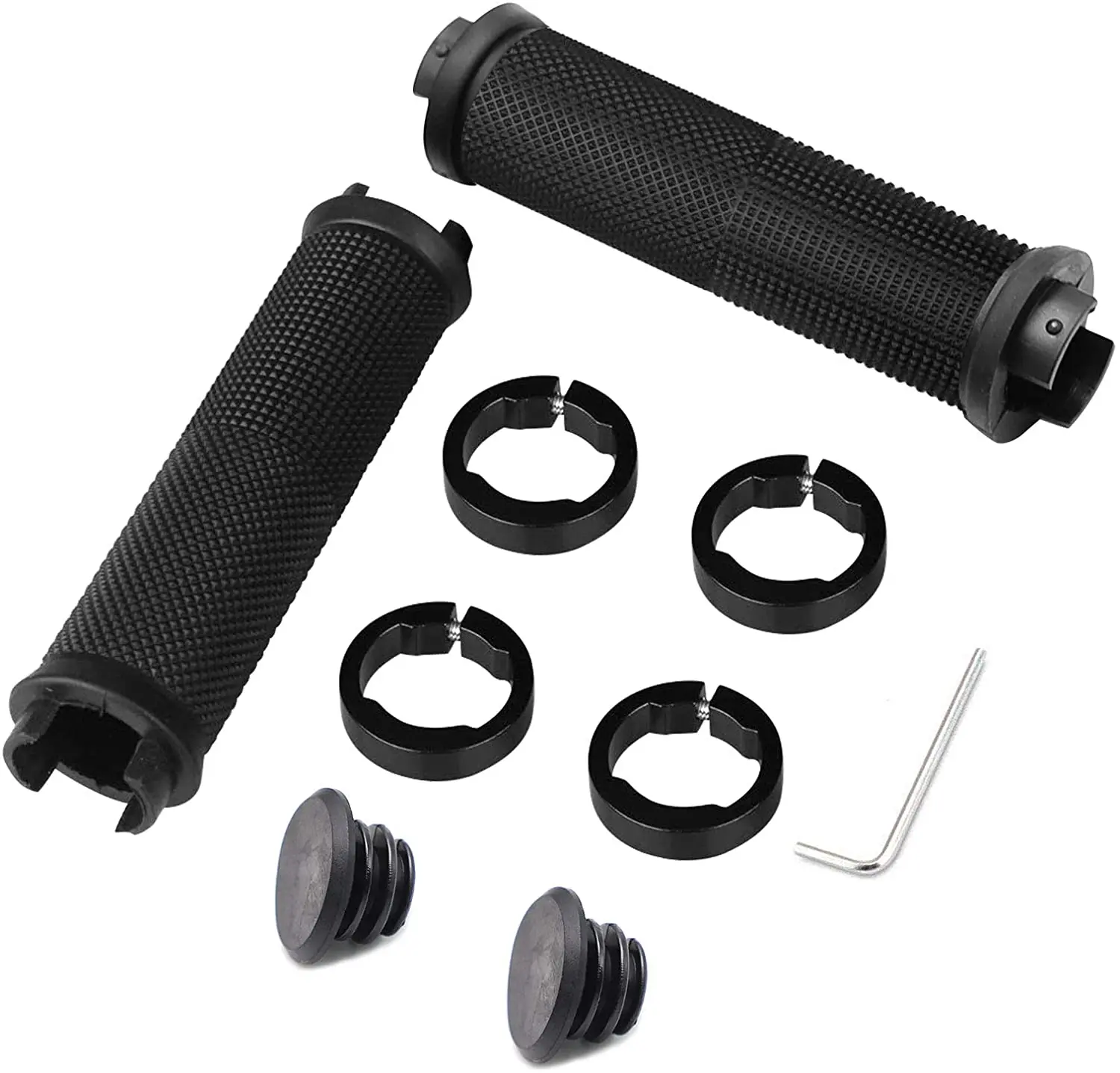 Manopole Bici Antiscivolo - In Lega Alluminio, Ergonomiche, Per MTB E Strada, 22.2 Mm