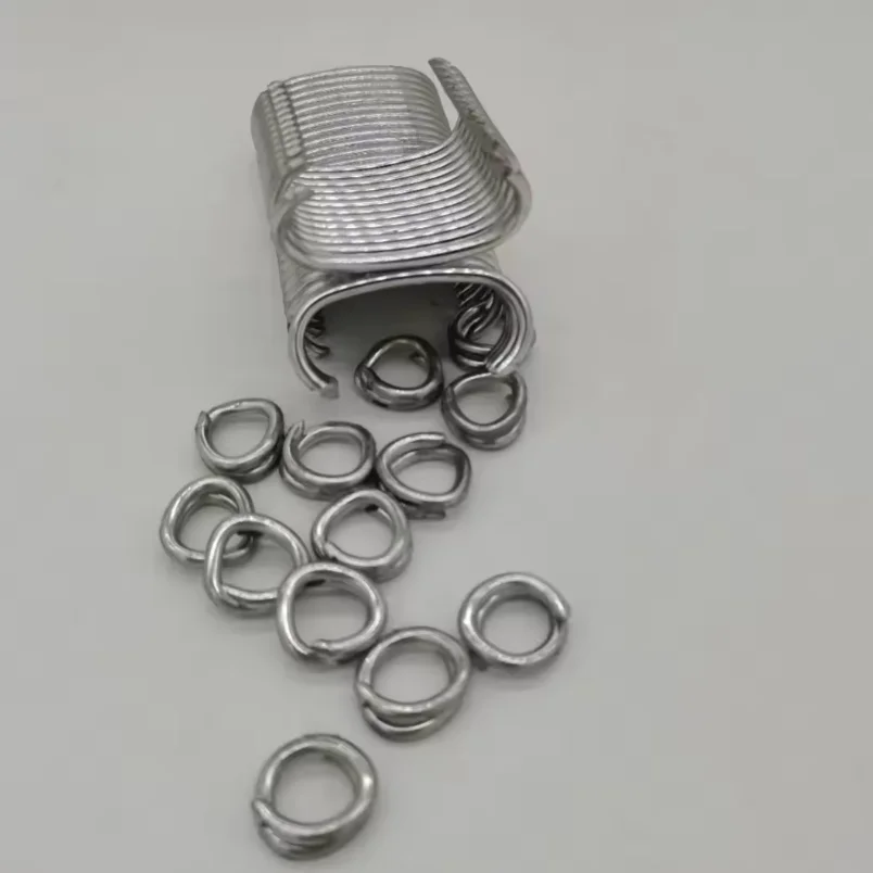 Galvanized Steel High Quality C Clips C43 43mm Hog Rings for Stone Cages