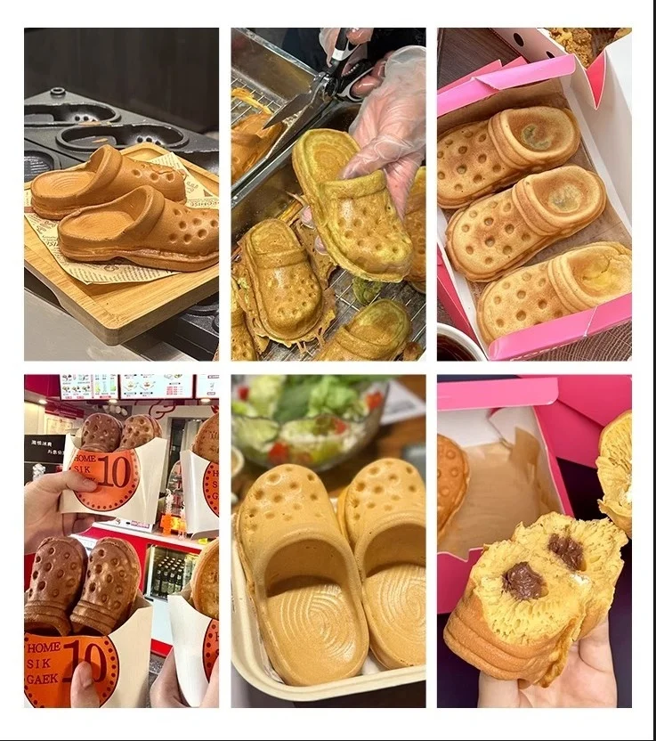 FY-C117 Electric Crocs Waffle Machine & Snack Dispenser