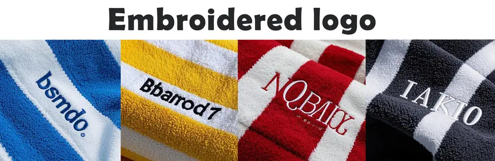 Personalized Beach Towels With Name – 70x30 Inch 100% Ring Spun Cotton, Striped Design, Great For Pool & Camping - View #6