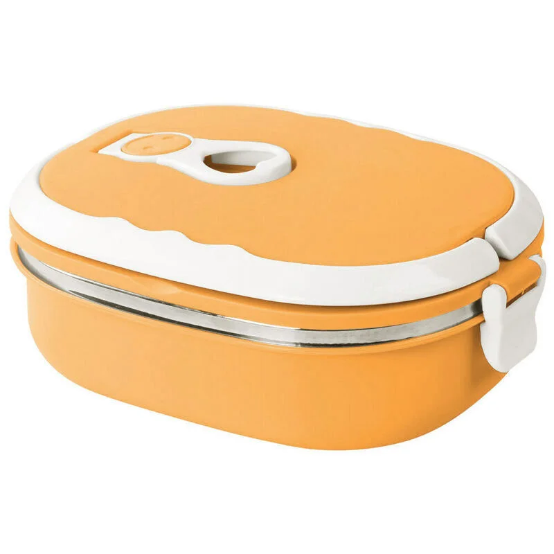 Stainless Steel Food Container Thermal Insulated Lunch Box Bento Portable Travel 