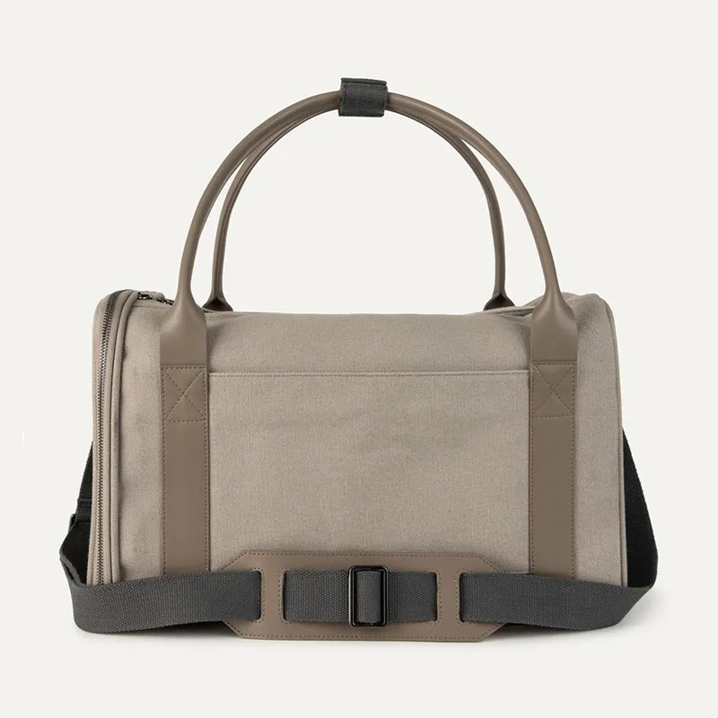 Travel Pet Bag Comfortable Breathable Cotton Canvas Pet Dog And Cat