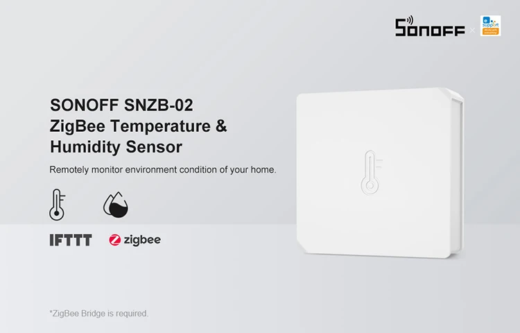 SONOFF Zigbee Smart Indoor Temperature Humidity Sensor,Zigbee