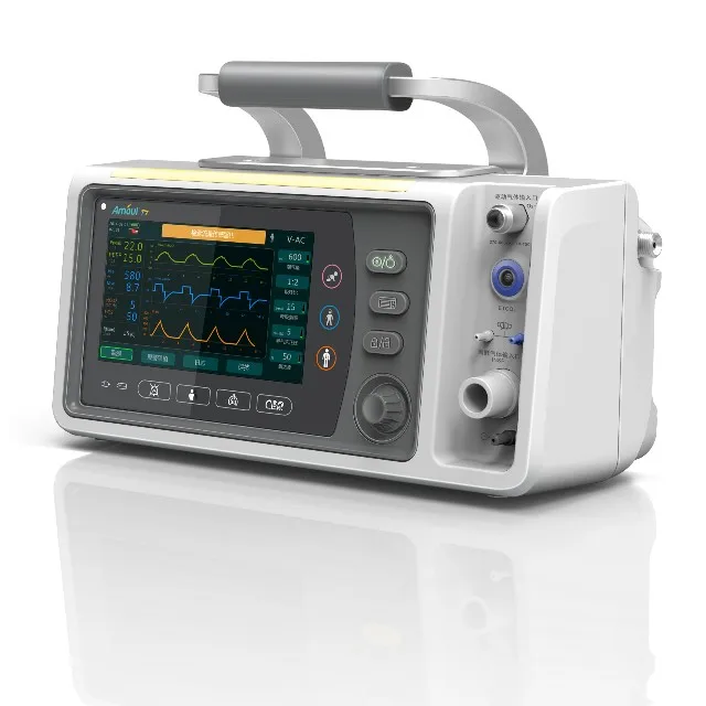 etco2 monitoring ventilator trolley amoul high conf