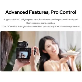 Godox IT30Pro Mini Wireless Camera Flash 2.8\" Touchscreen 2.4G TTL Auto-Exposure for Canon for Nikon for Sony Fuji Olympus detail image