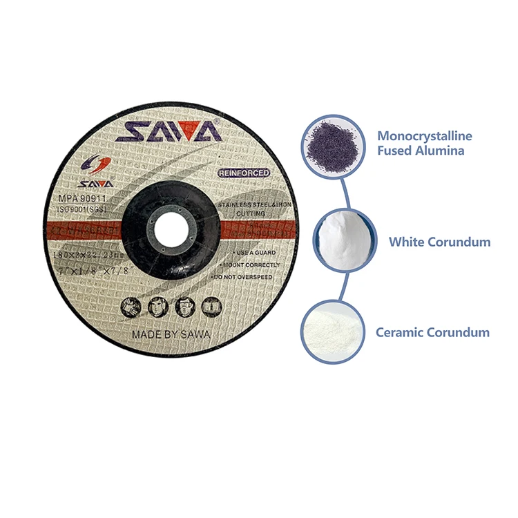 High Performance 7 Inch Cutting Disc Aluminazirconia Cutting Wheel