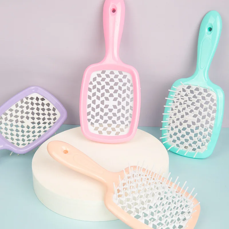 Tiktok Popular Candy Color Hairbrush Rts Small Moq Customized Logo