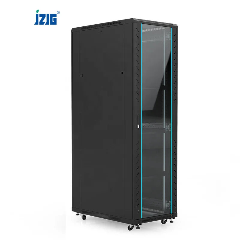 47U 600*800 Computer Cabinet Easy Installation 19 Inch Steel Network Server Rack with Glass Door for Data Center