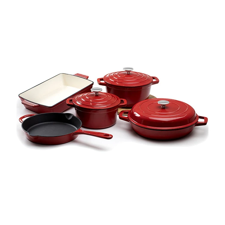Buy Wholesale China Cast Iron Kitchenware Enamel Cookware Set