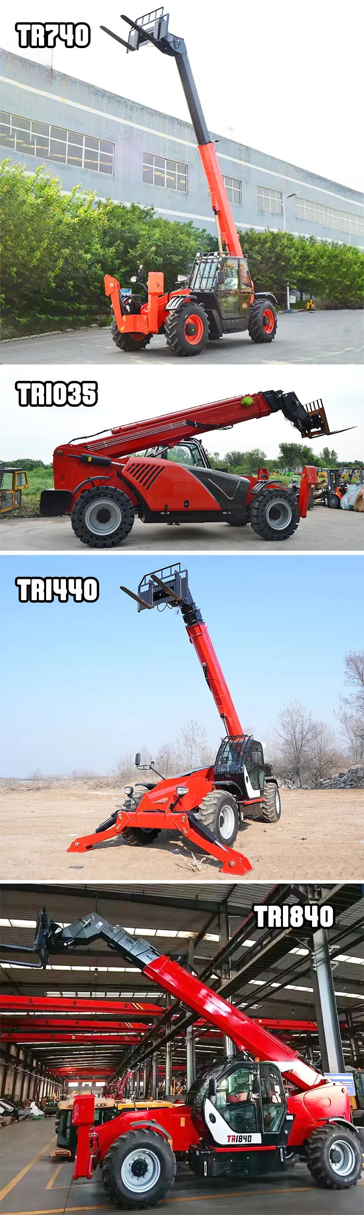 China Manufacturer Mini Telehandler Telescopic Forklift 2.5 Ton Compact ...