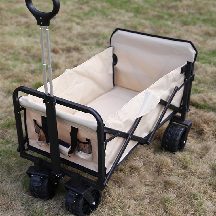 Foldable Picnic Camping Wagon Camping Cart Outdoor Garden ...