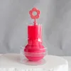 Rose red-transparent case
