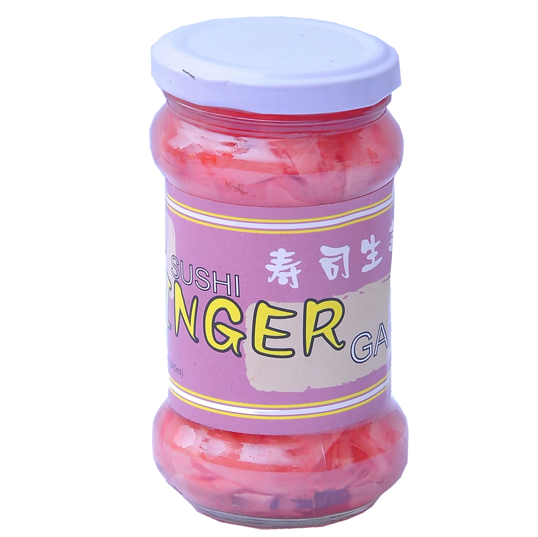 Wholesale Chinese Pickled Vegetables Commonly Used in Japanese Cuisine Kimchi Productionwithe and pink  Pickled Sushi Ginger