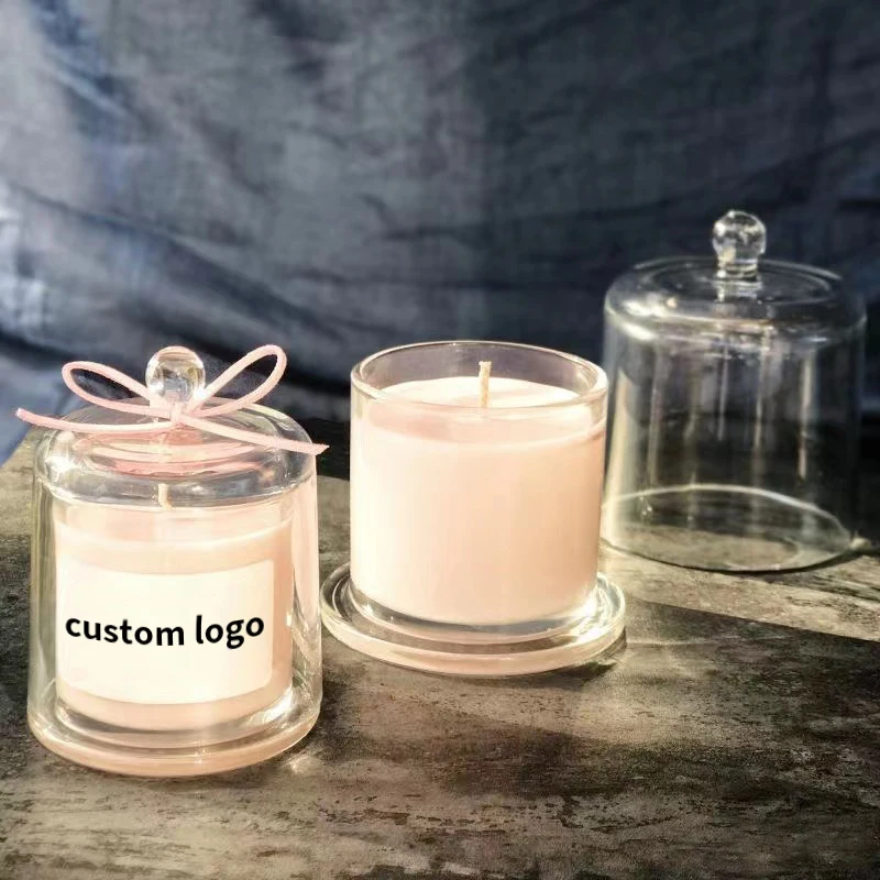 Luxury Modern Fashion Unique Fancy Design Glass Candle Jars For Candle