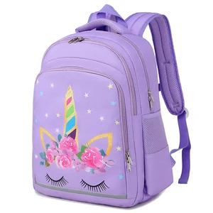 New Arrival Fashion Children Girls Unicorn Book Kids School Backpack Bag