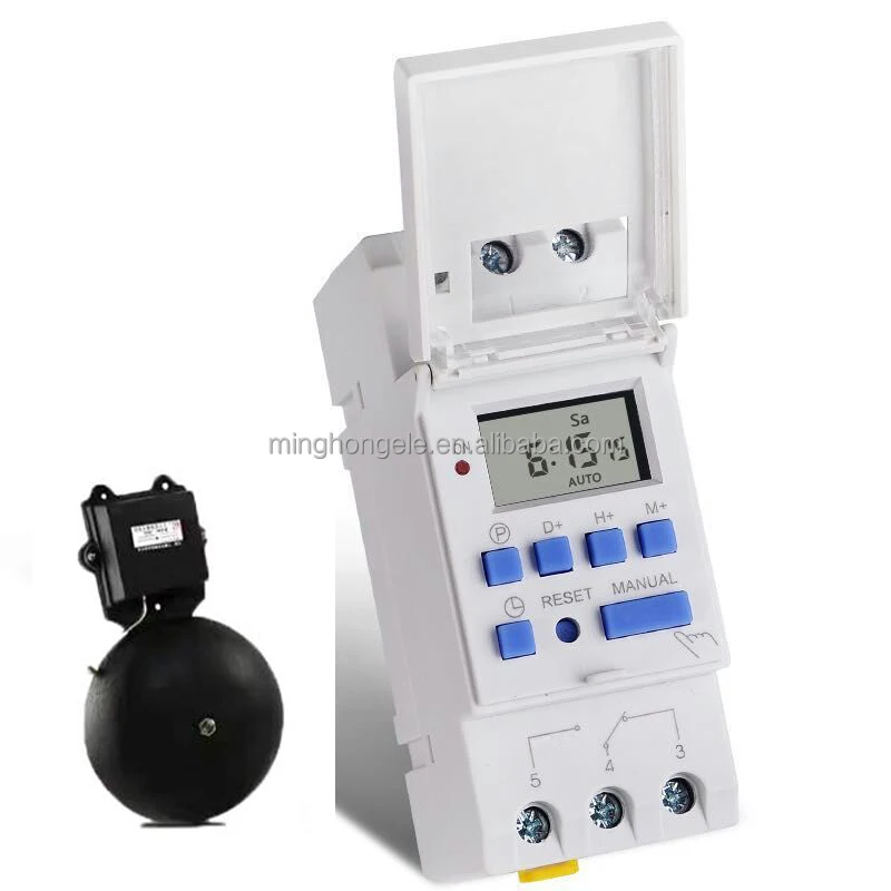 220V Weekly 16 Programs Each Day Automatic Lights Timer Switch