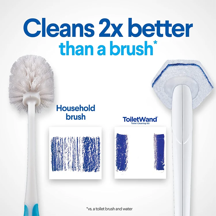Quick And Clean Disposable Sponges Brush Head Clean Disposable Toilet Bowl Brushes Buy