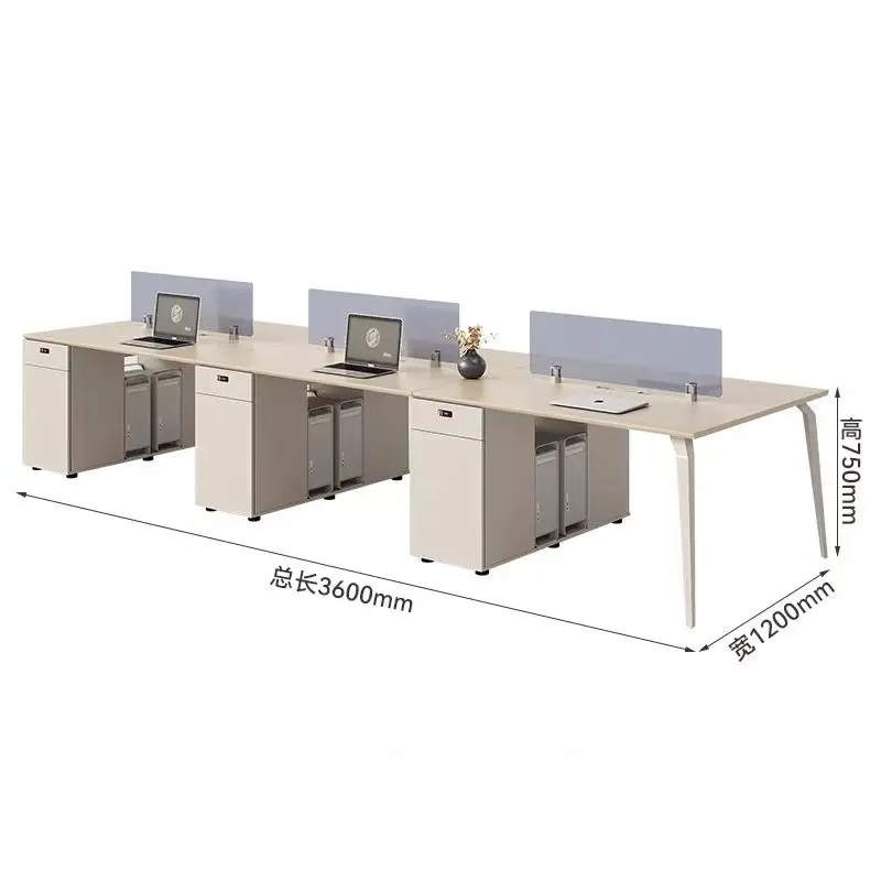 Guangdong factory cheap good quality desk 1 person staff workstation