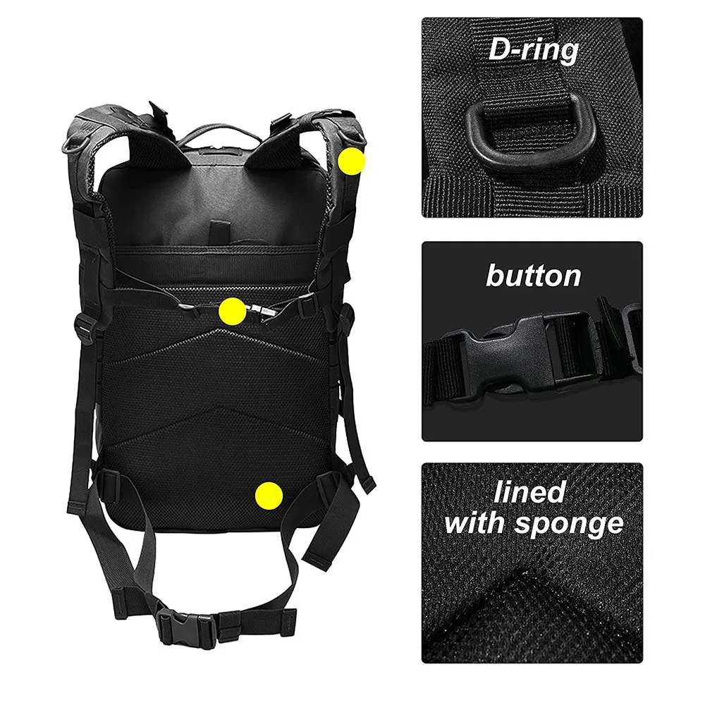 FREE SAMPLE Practical Assault Backpack Large Training Assault Bag Outdoor Fishing and Hunting Bag Camping Hiking Backpack