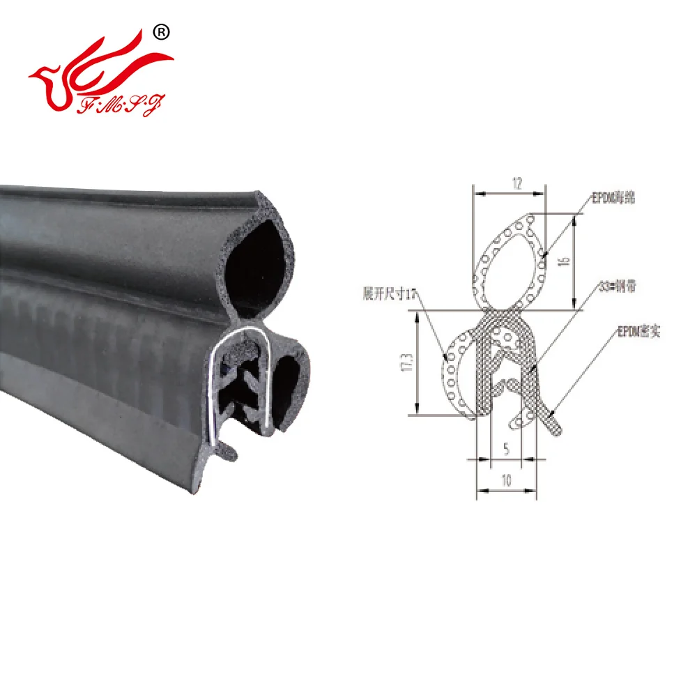 Customize Car Window Rubber Seal Rubber Product Automotive Rubber Door