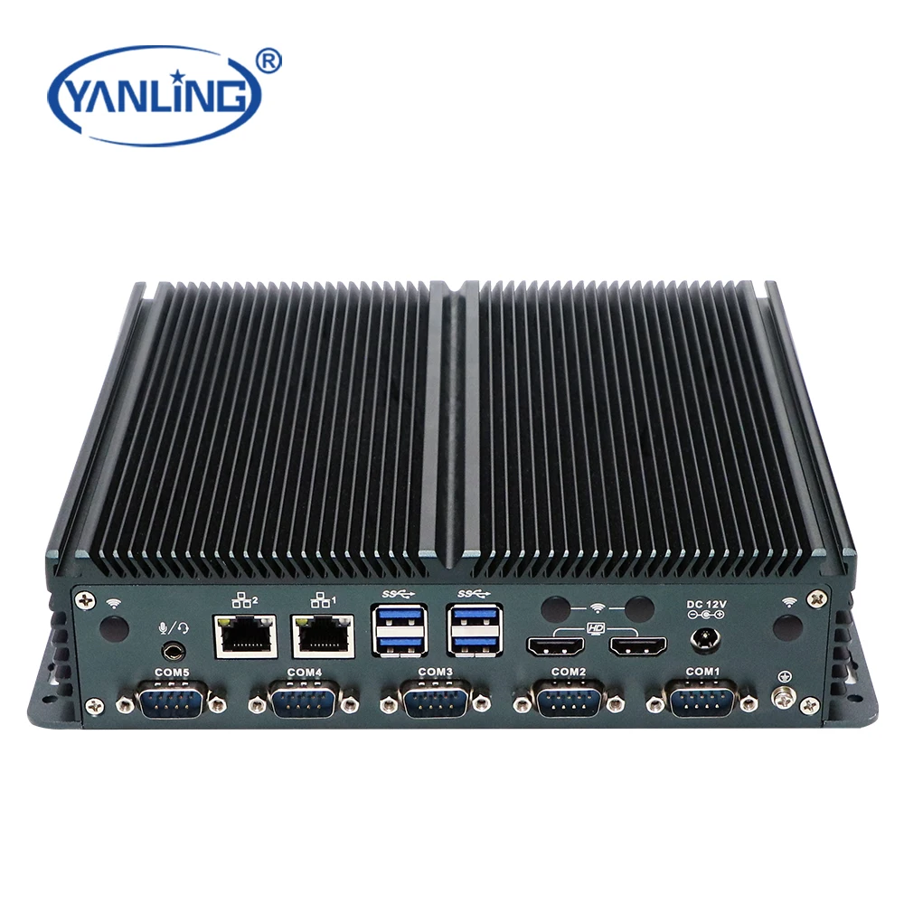 New Arrival Fanless Mini Industrial PC N100 Single Board Embedded Computer with 3 M2 Slots and Wake on Lan in Stock