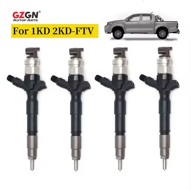 Common Rail Diesel Fuel Diesel Injector Nozzle for Toyota Hilux Hiace 1Kd 2Kd Ftv 23670-0L050 23670-0L110 2367009330 23670-0L070