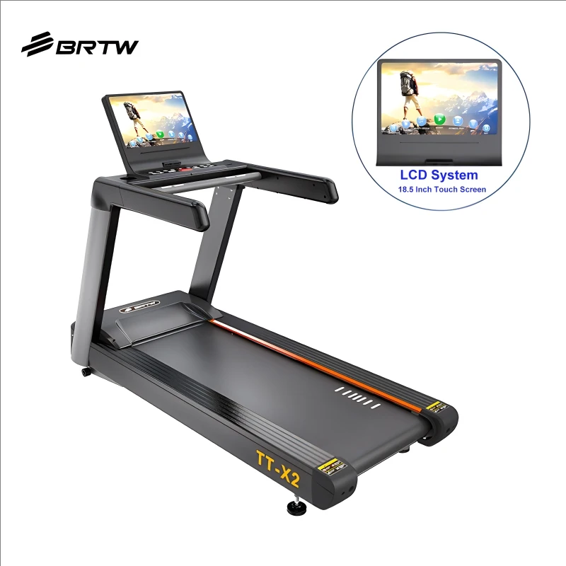 18.5 Inch Screen Incline Large Running Belt Semi Commercial TreadmillTT-X2 Electric Newest Treadmill