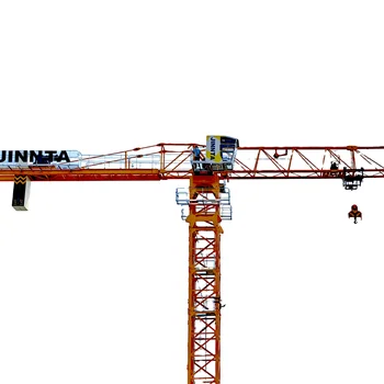 JINNTA CE CERTIFICATE FLAT HEAD Luffing Jib Flat-Top Tower Crane Latest Products Driver'S Cab Construction Crane Tower