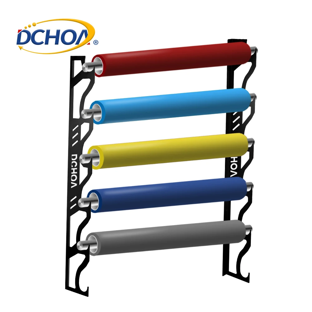 Dchoa Alloy Steel Wall Mount Craft Vinyl Rack Storage Auto Skins Vinyl