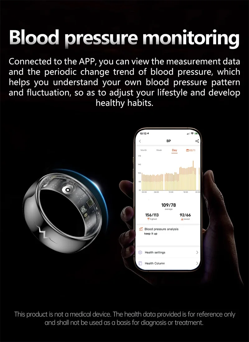 2025 New Q520 ECG Smart Health Ring Heart Rate Blood Oxygen Blood Pressure Body Temperature Monitor 5ATM Waterproof Smart Ring  (16).jpg
