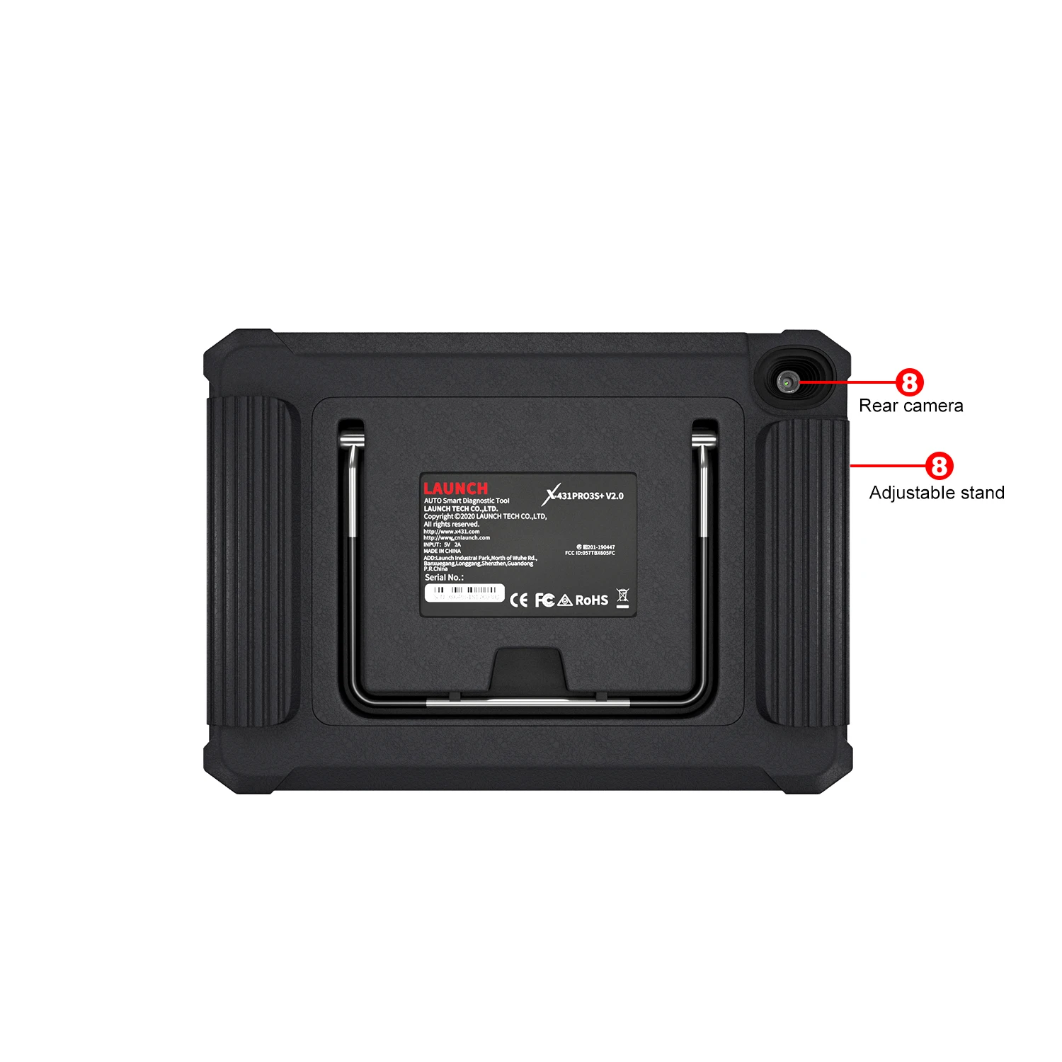 LAUNCH X431 PRO3S+ V5.0 Car OBD2 Diagnostic Tools Automotive OBD Code Reader Scanner Active Test ECU Coding pk X431 V PRO