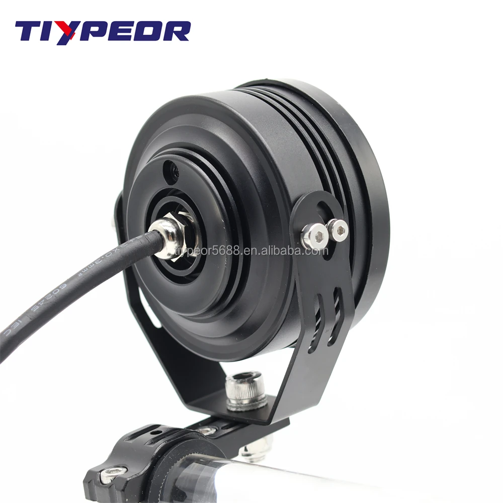product tiypeor 80w motorcycle fog light spotlight cnc aluminum 10000lm super bright ip68 dual beam wireless switch auxiliary light-5