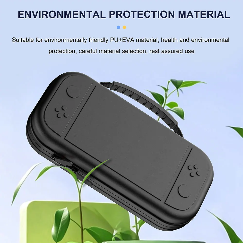 product laudtec ultra slim premium eva travel accessories storage bag carrying case for nintendo for switch 2 with 24 game cartridges-5