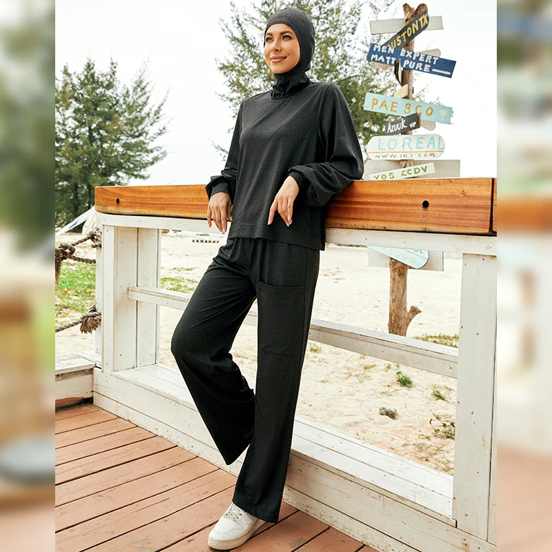 Modest Active Wear Hijab Loose Muslim Gym Clothing