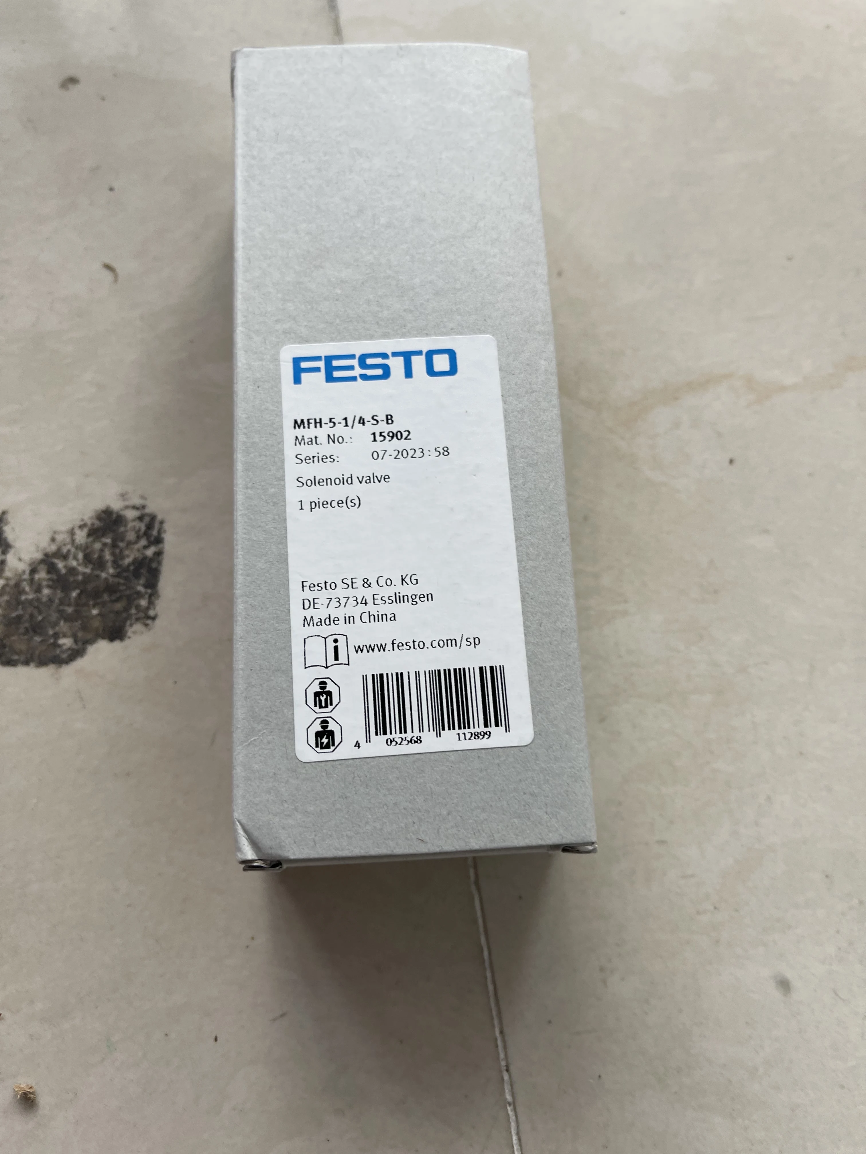Festo Solenoid Valve MFH-5-1/4-S-B