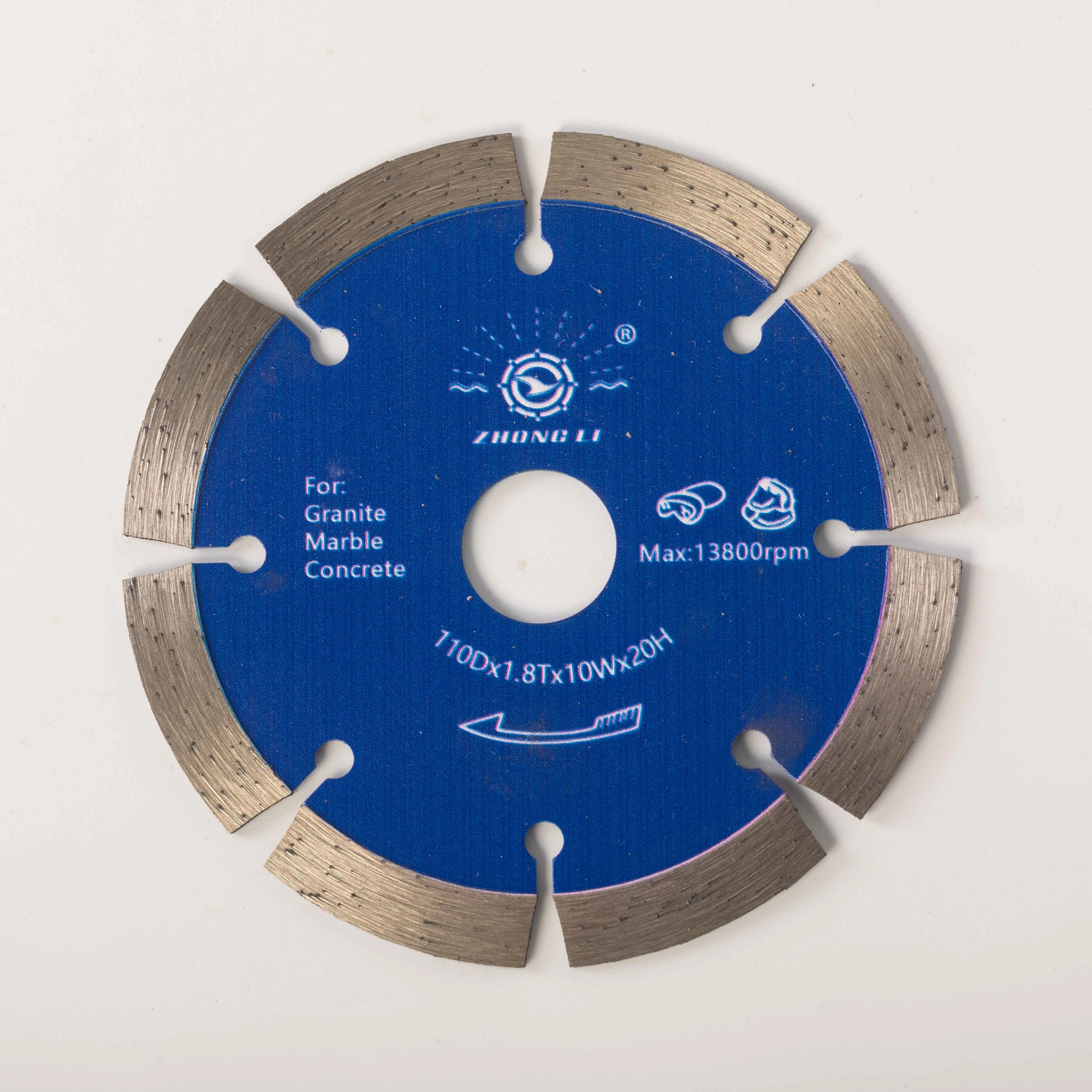 114mm Marble Cutting Continuous Diamond Circular Saw Blade for Granite Concrete Stone