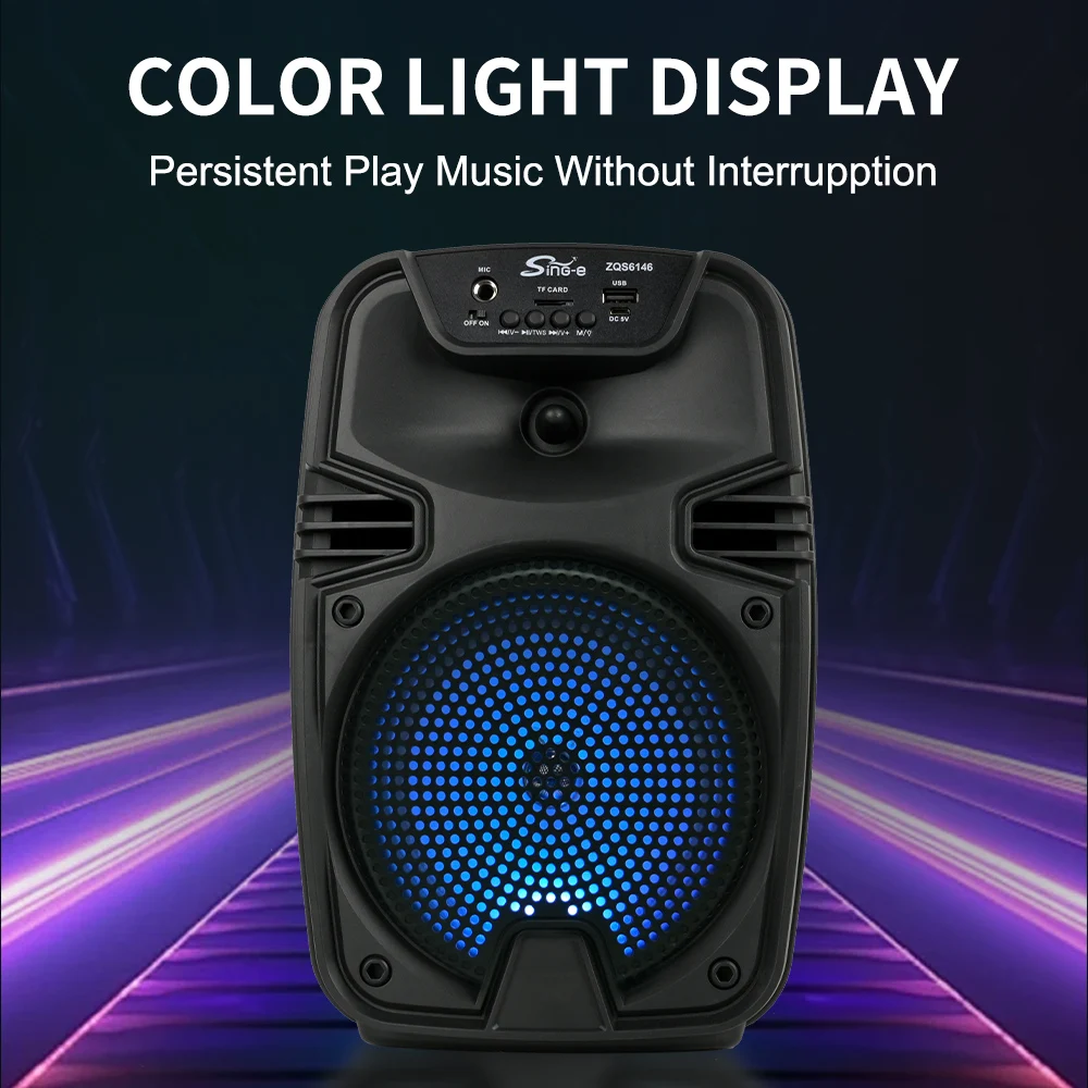 SING-E ZQS6146 Bluetooth Speaker - Portable Outdoor Sound