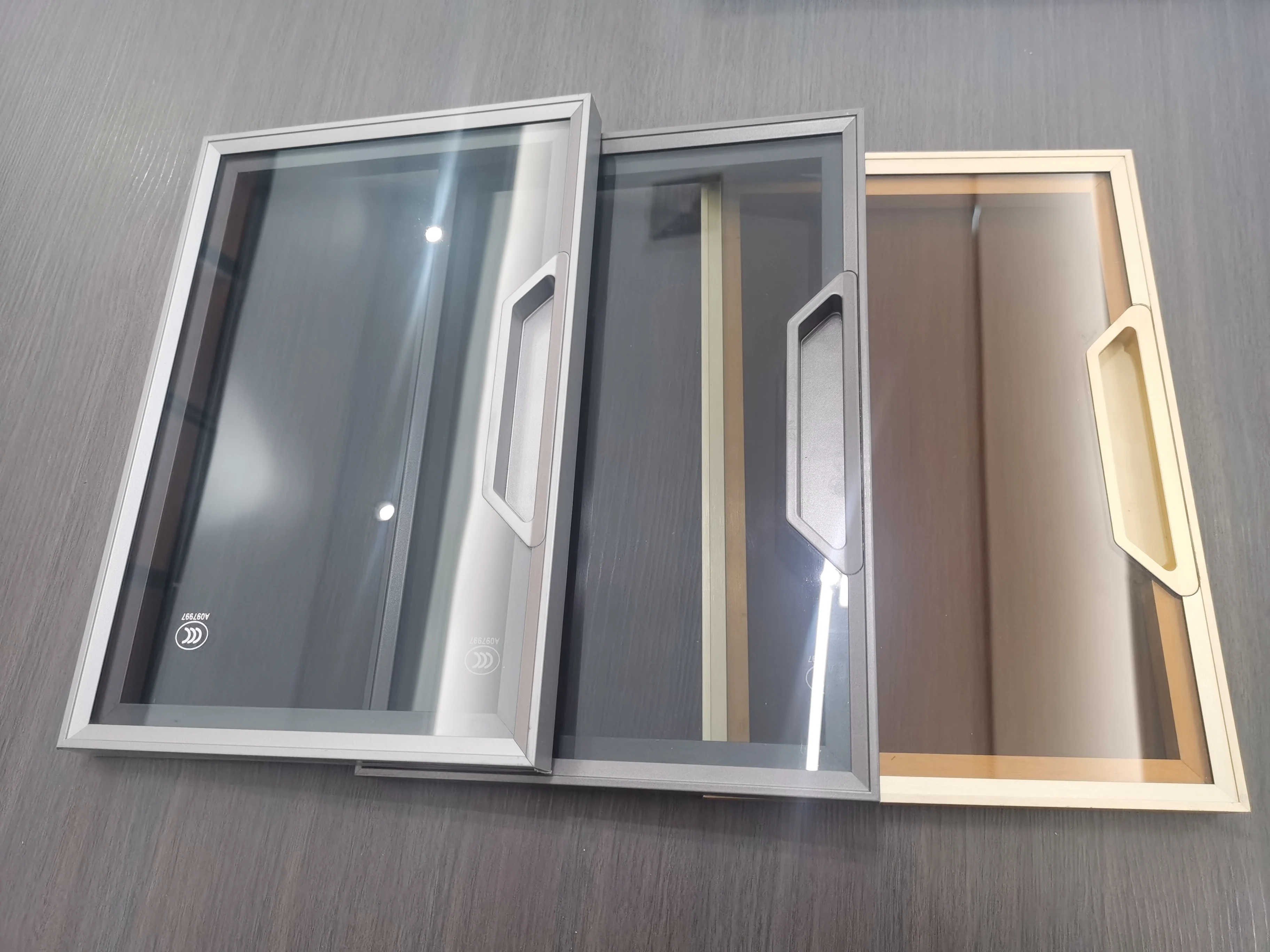 Aluminum Profile Glass Door Frame Profile for Wardrobe Closet Window ...