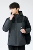 Men Dark Gray with Black