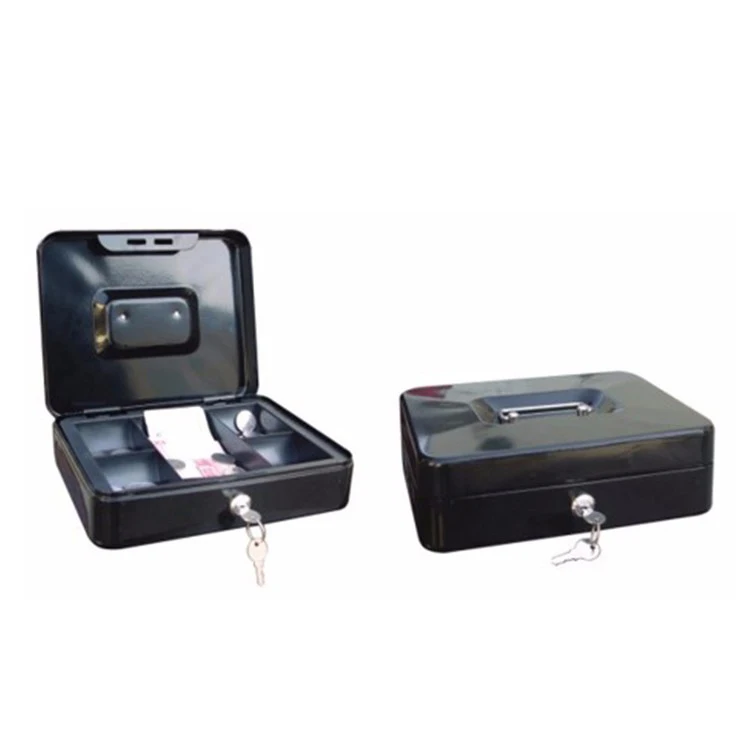 Banknotes Coins Sorting Grooves Custom Money Portable Cash Box