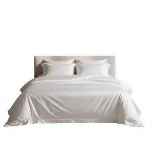 High Quality Custom Cotton Fabric Solid Designs New Fashion Quilt for Hotel Bed Sheets Fashionable Bedding Set