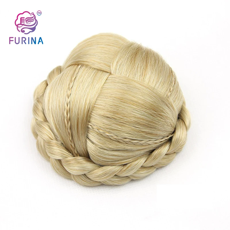 Cheap Manufacture Price Hair Buns Small Fashion Design Donut Bun for Bride Synthetic