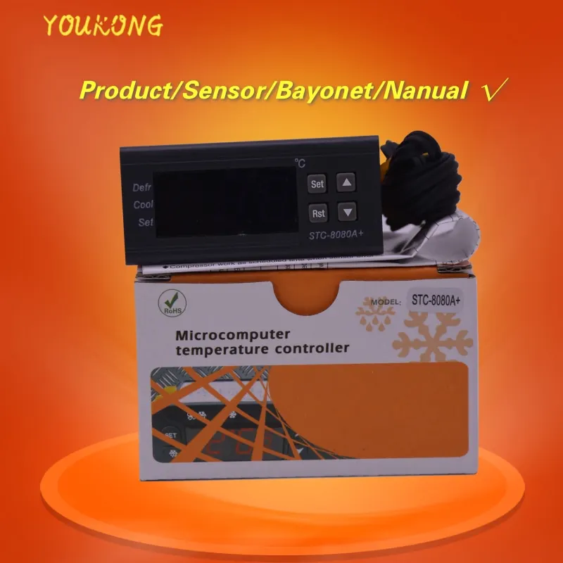STC 8080A+  Affordable  Temperature Controller / Thermostat for Chest Freezer