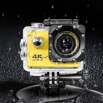 Action Camera HD 4K 30fps WiFi 2.0-inch 1080P Underwater Waterproof Helmet Video Recording Cameras Sport Cam